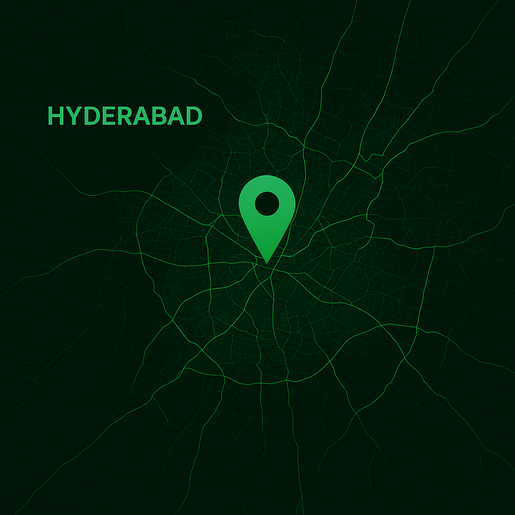 Hyderabad Location Map