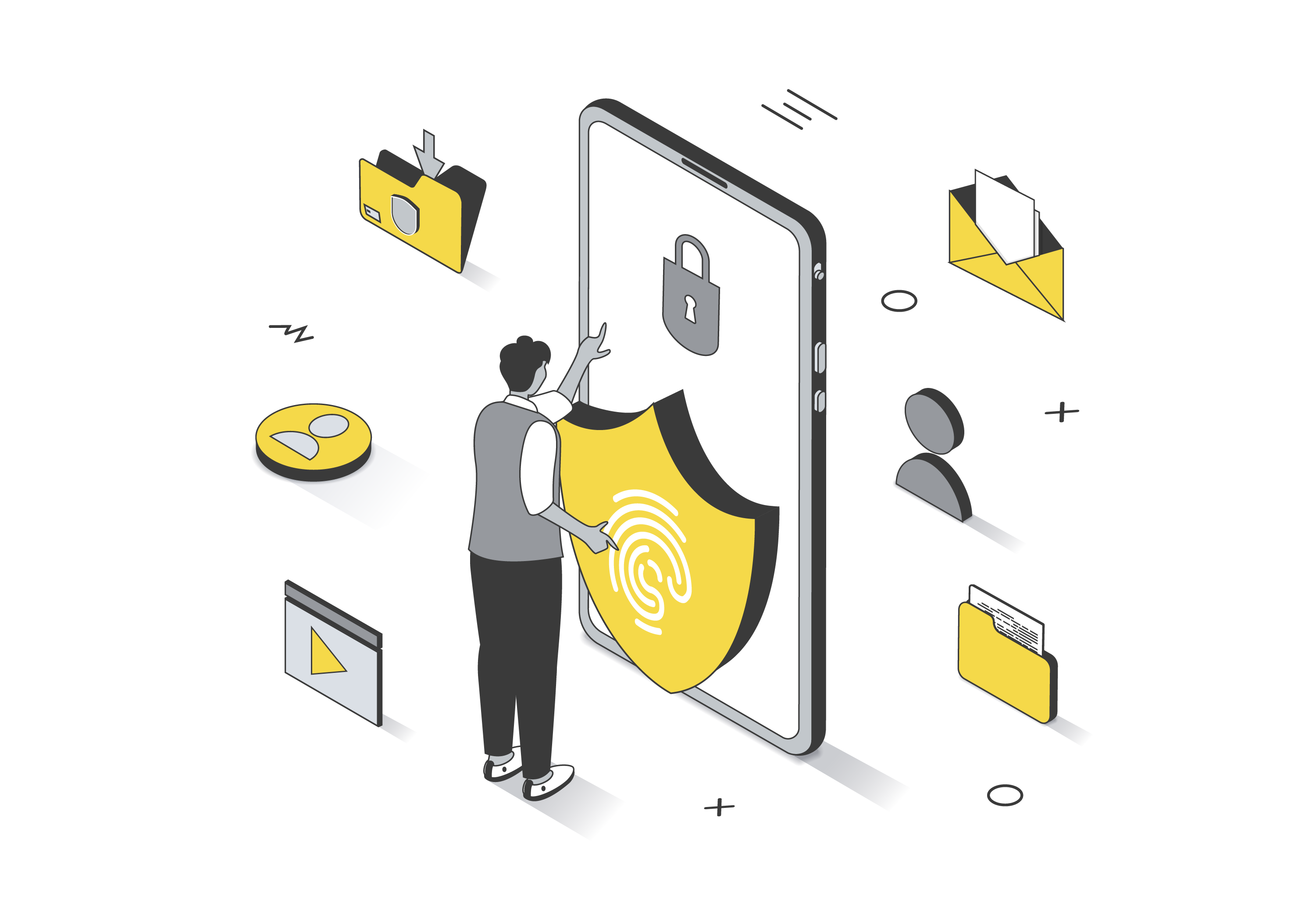 Mobile Secure Sticker